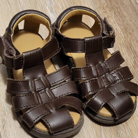 SCOTT DAVID Boys Sandals - Size 5W - Picture 1 of 9